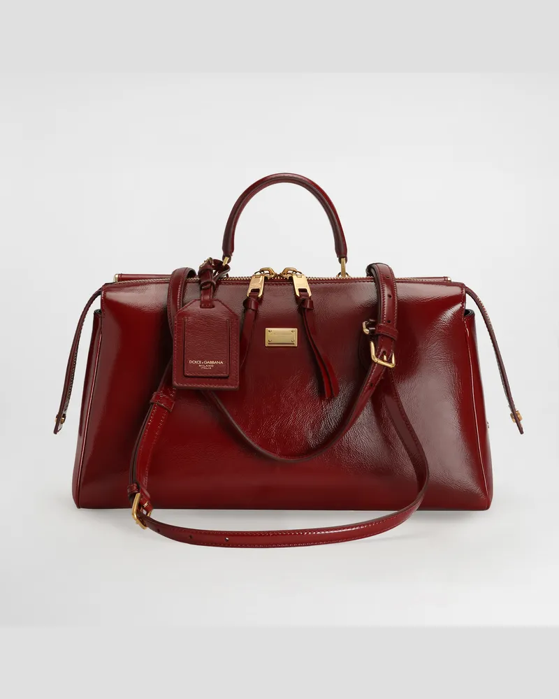 Dolce & Gabbana Vittoria Handbag - Frau Collection Red Red