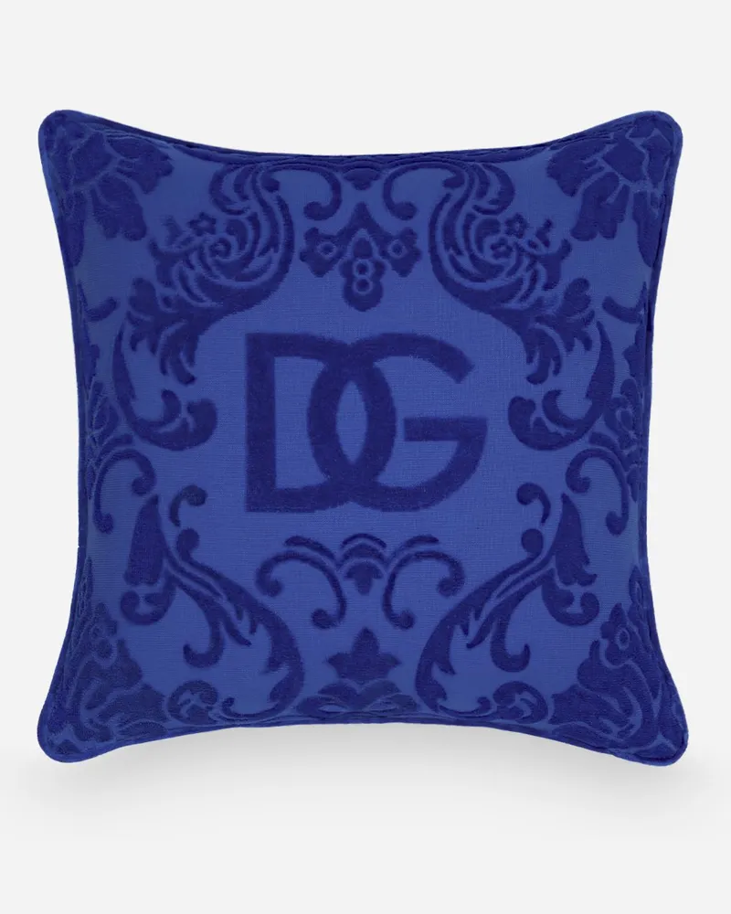 Dolce & Gabbana Outdoor-kissen Aus Baumwollfrottee - Outdoor-kissen Mehrfarbig Mehrfarbig