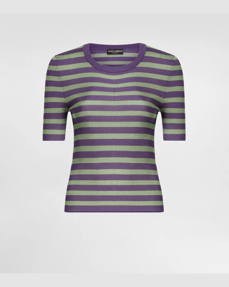 Dolce & Gabbana Pullover Aus Viskose - Frau Strickwaren Mehrfarbig Mehrfarbig