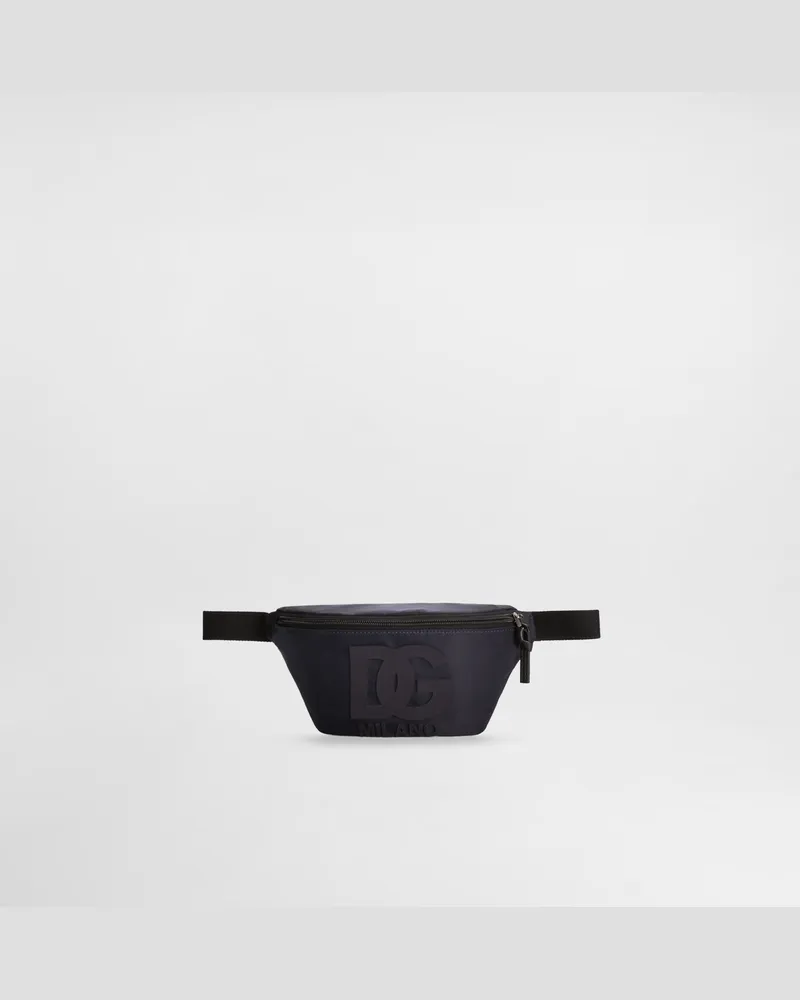 Dolce & Gabbana Gürteltasche Aus Nylon Mit Logo - Mann Collection 