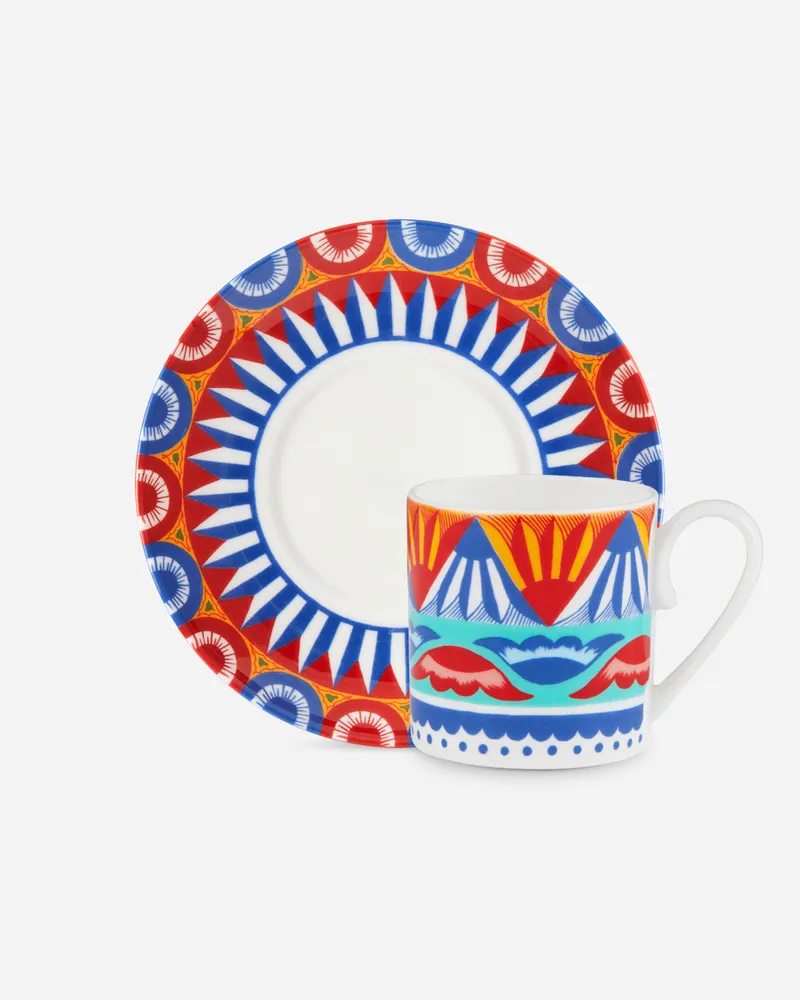 Dolce & Gabbana Fine Porcelain Espresso Set - Espressotassen Mehrfarbig Mehrfarbig