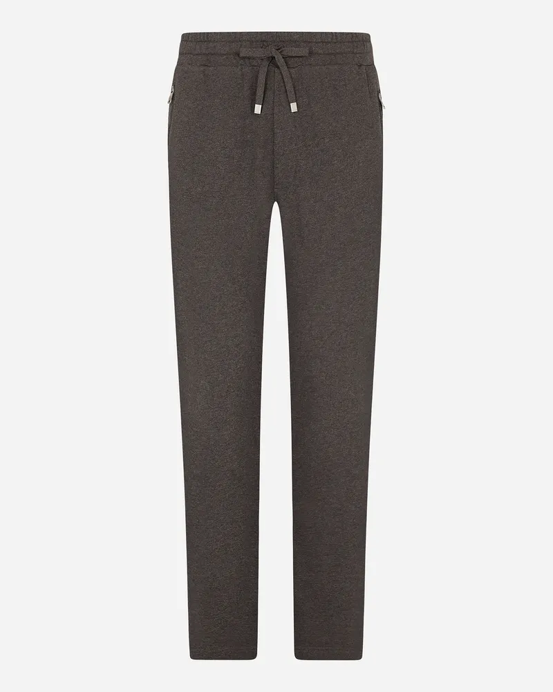 Dolce & Gabbana Cotton Jogging Pants - Mann Hosen Und Shorts Grau Grau