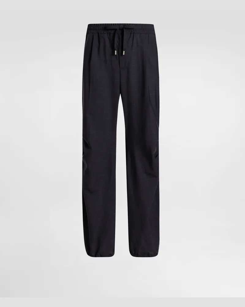 Dolce & Gabbana Glen Plaid Virgin Wool Trousers - Mann Hosen Und Shorts Multicolor Multicolor