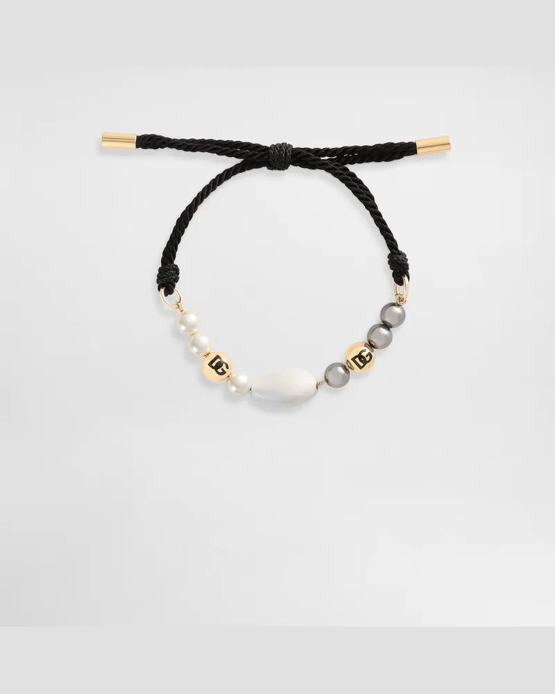 Dolce & Gabbana Cord Bracelet - Mann Bijoux Mehrfarbig Metall Multicolor