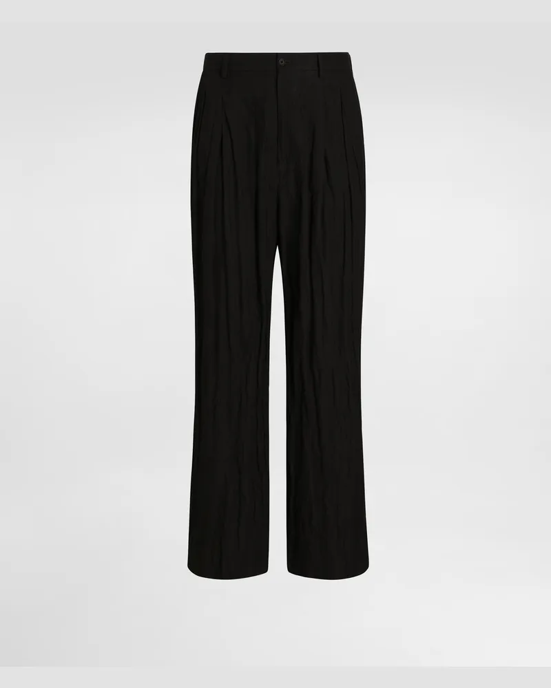 Dolce & Gabbana Baumwollhose - Mann Hosen Und Shorts Schwarz Schwarz