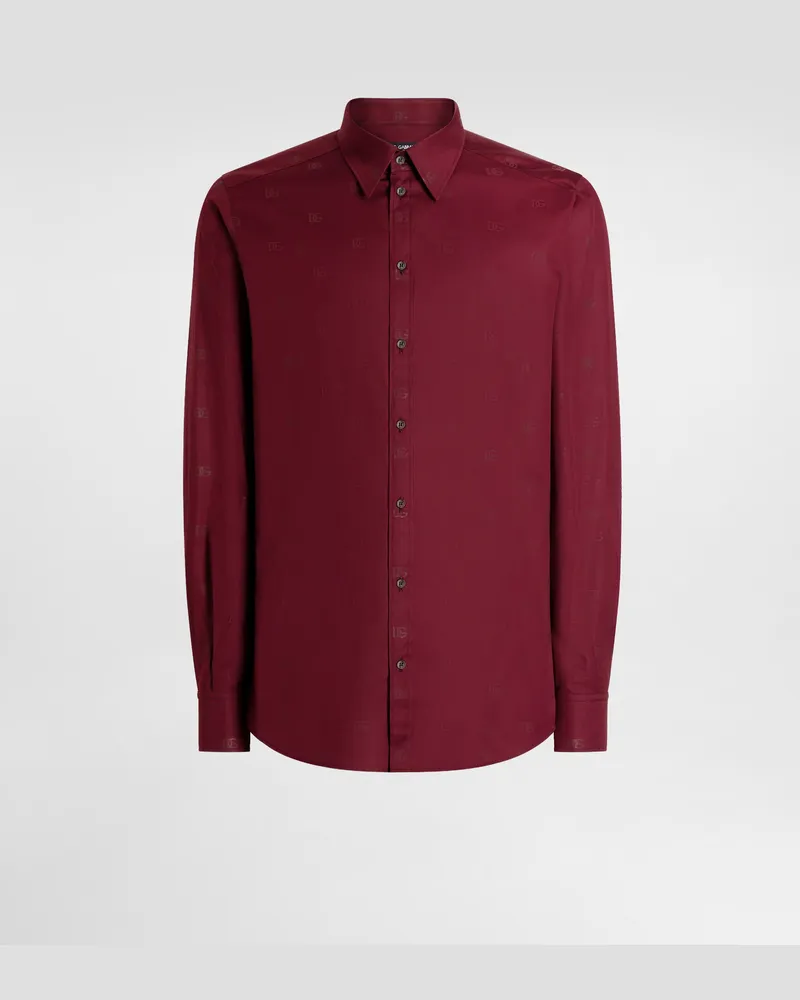 Dolce & Gabbana Logo-print Martini Poplin Shirt - Mann Hemden Multicolor Multicolor