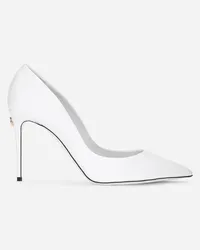 Dolce & Gabbana Pumps Cardinale aus Lackleder Weiss