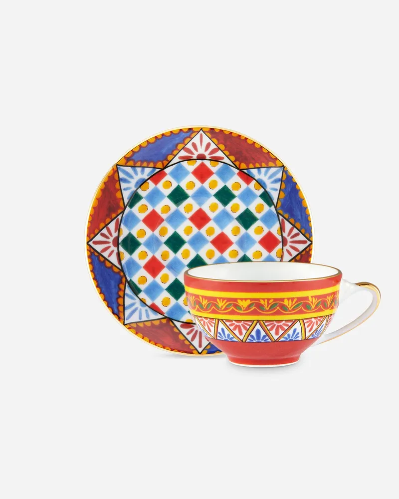 Dolce & Gabbana Porcelain Espresso Set - Espressotassen Mehrfarbig Mehrfarbig