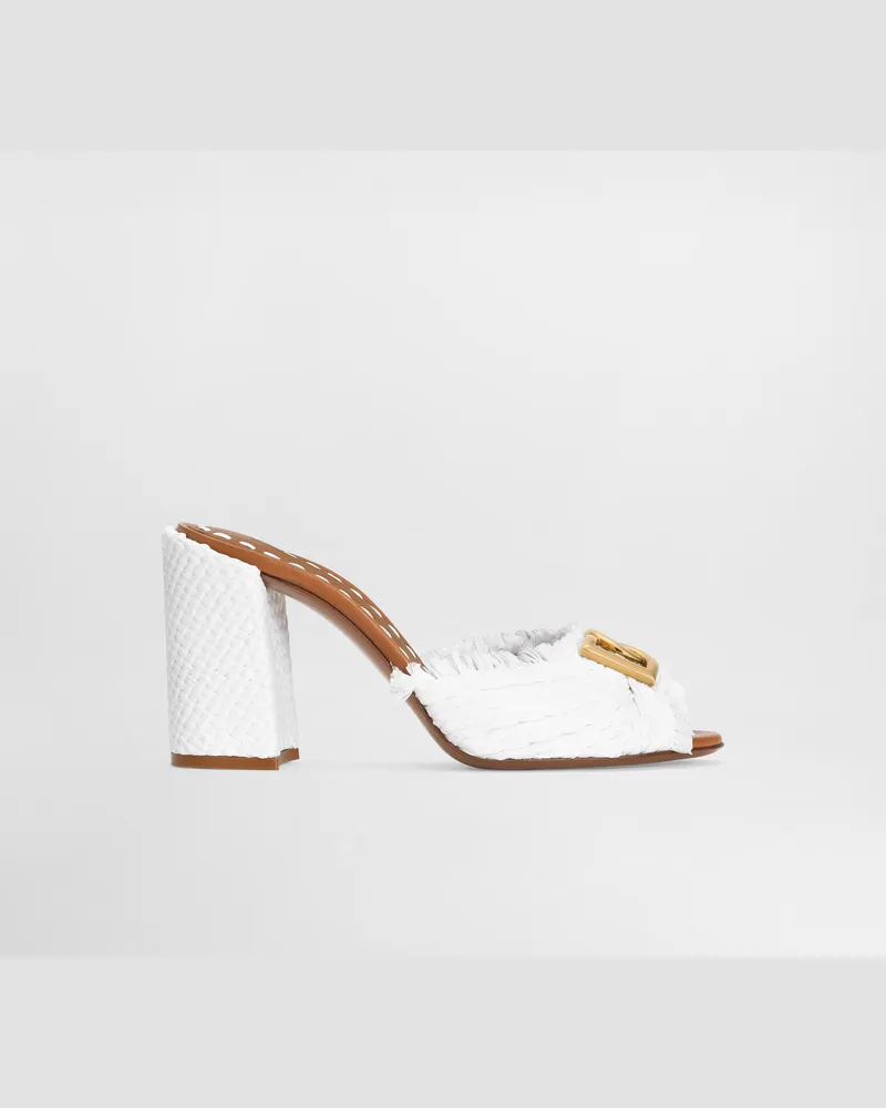 Dolce & Gabbana Ciabatta Tacco - Frau Pantoletten Und Mules Multicolor Multicolor