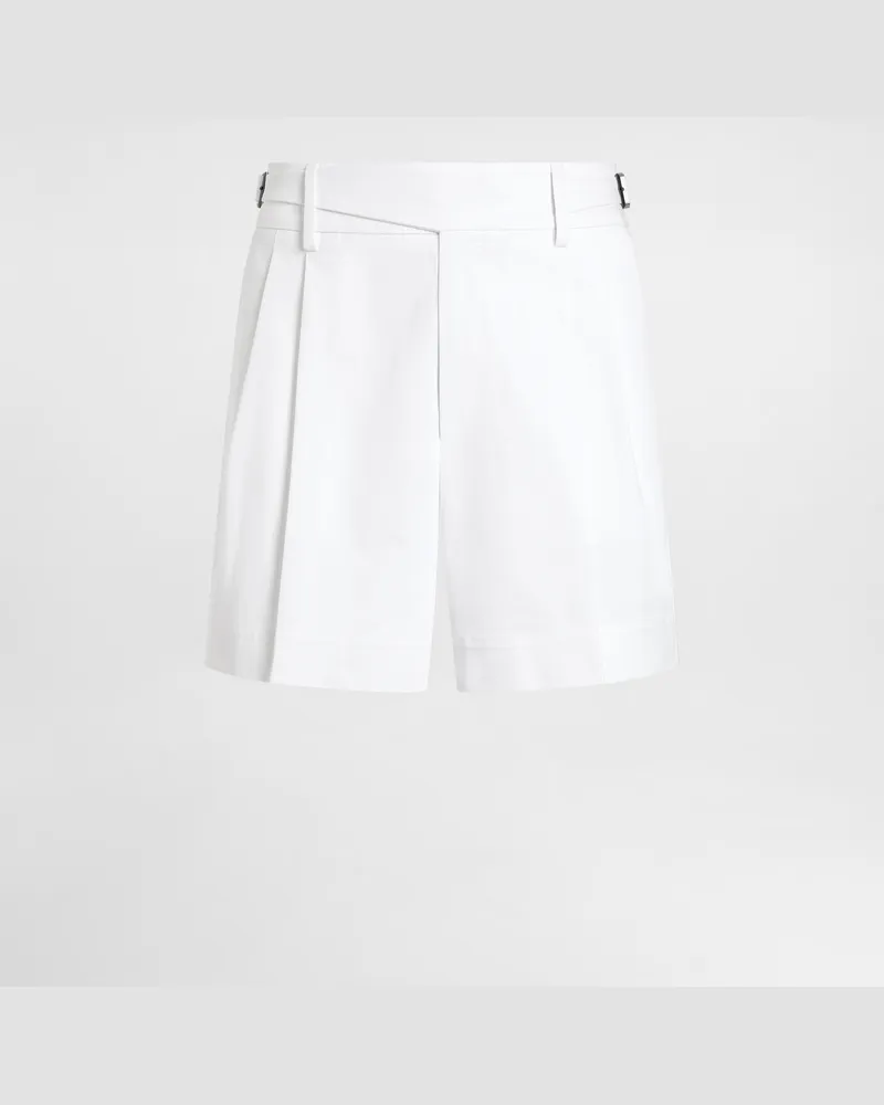 Dolce & Gabbana Bermudashorts Aus Baumwolle - Mann Hosen Und Shorts Wei Weiss