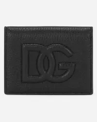 Dolce & Gabbana Kartenetui DG-Logo Schwarz