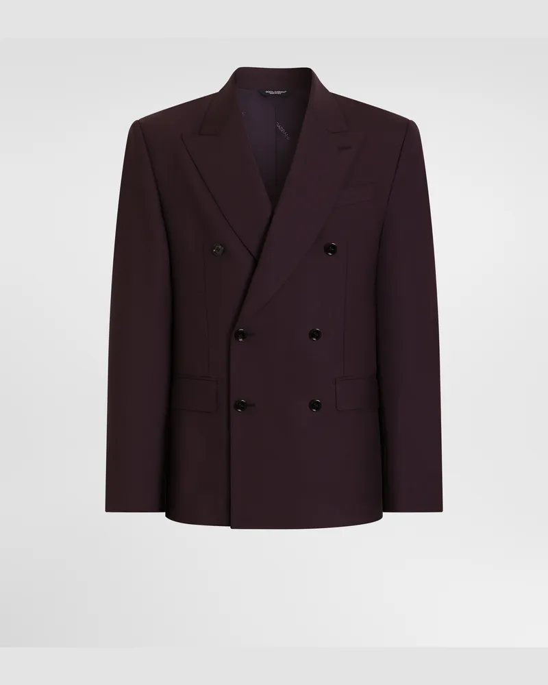 Dolce & Gabbana Sicilia Light Double-breasted Wool Jacket - Mann Collection Mehrfarbig Mehrfarbig