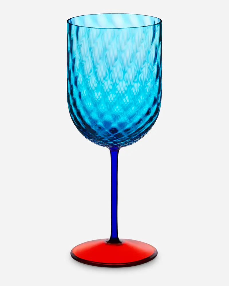 Dolce & Gabbana Hand-blown Murano Red Wine Glass - Weingläser Mehrfarbig Mehrfarbig