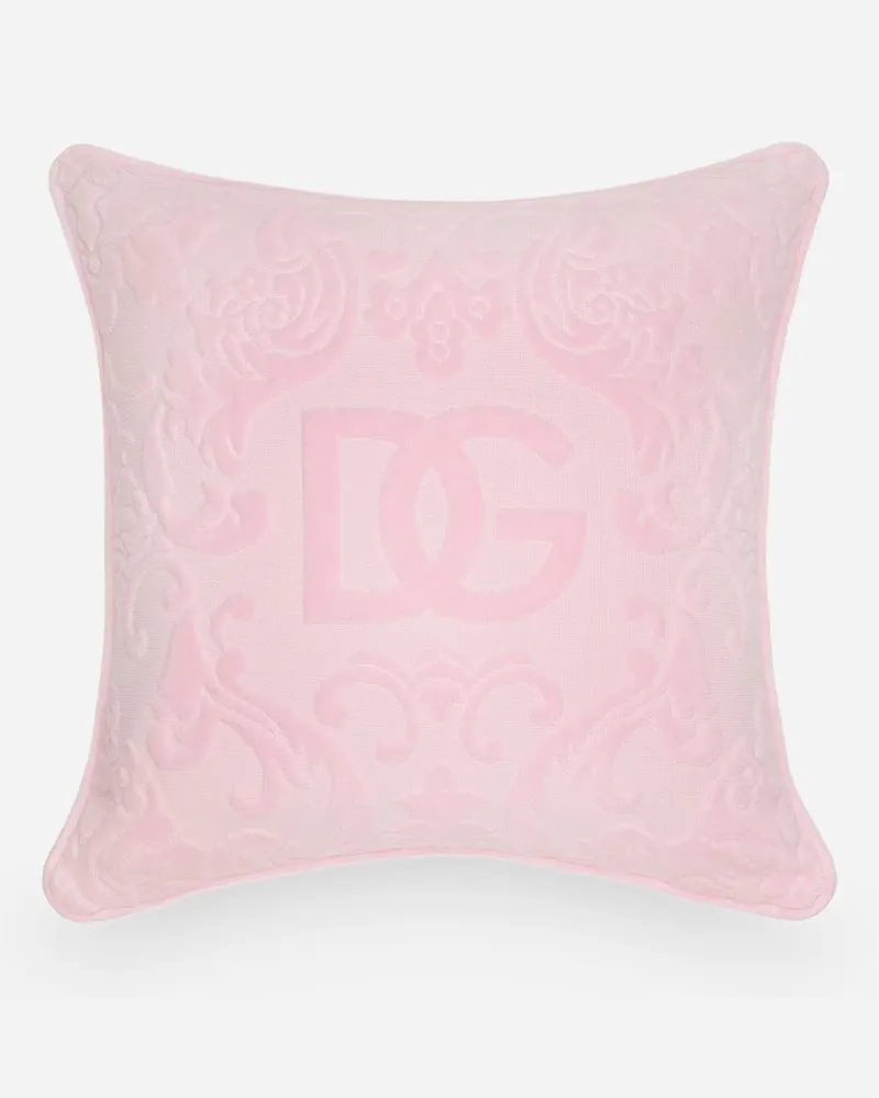 Dolce & Gabbana Outdoor-kissen Aus Baumwollfrottee - Outdoor-kissen Mehrfarbig Mehrfarbig