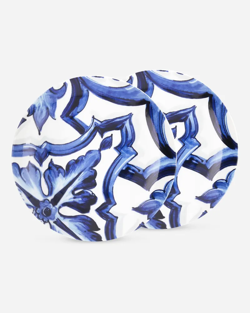 Dolce & Gabbana Set 2 Porcelain Bread Plates - Brotteller Mehrfarbig Mehrfarbig