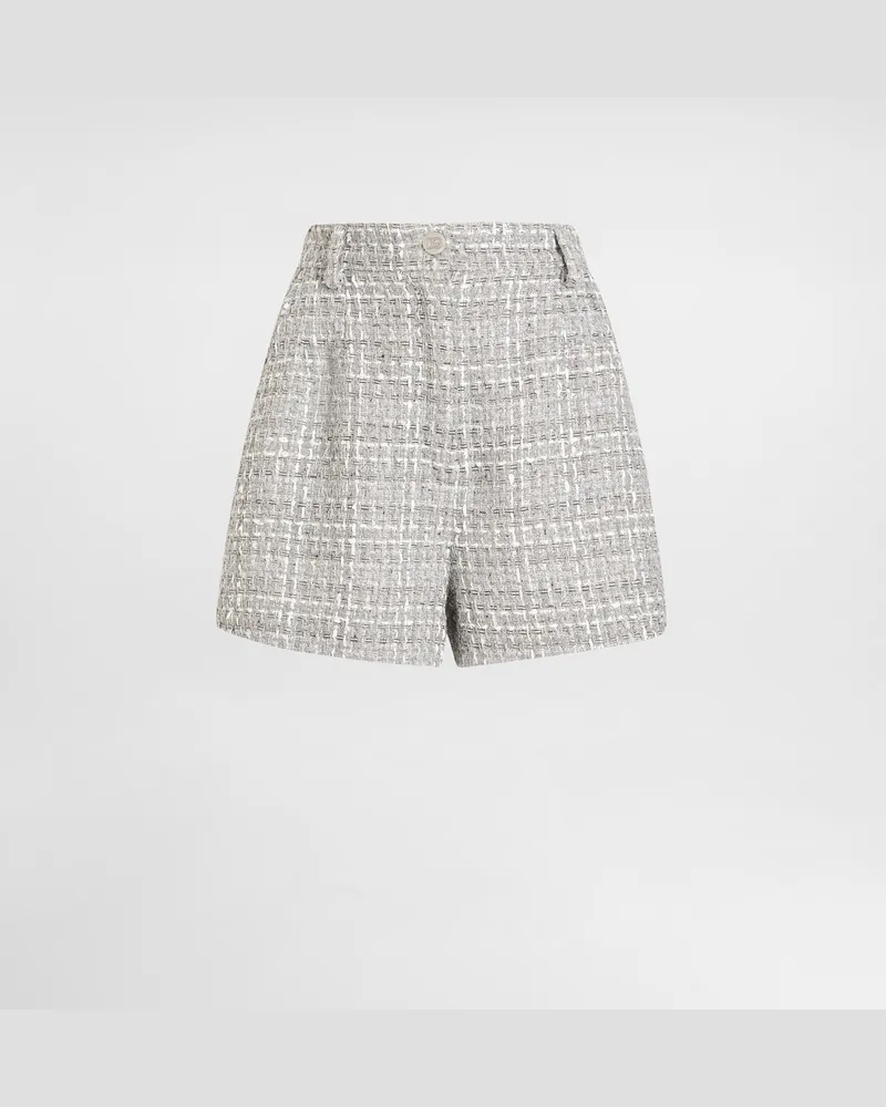 Dolce & Gabbana Shorts Aus Lamé-bouclé - Frau Hosen Und Shorts Mehrfarbig Mehrfarbig