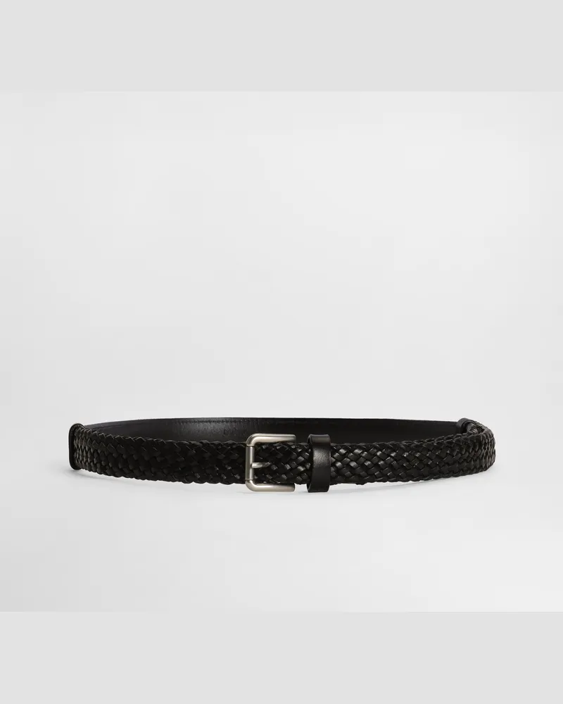 Dolce & Gabbana Gürtel aus Kalbsleder Schwarz