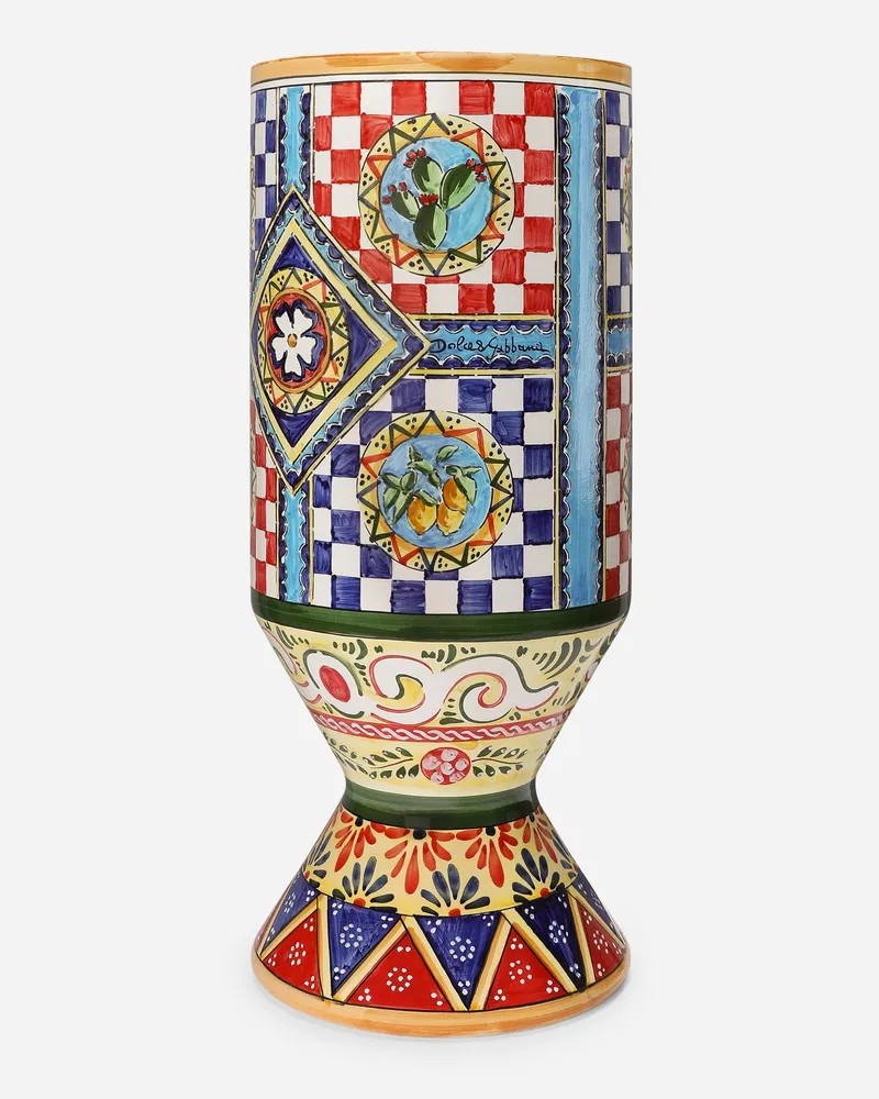 Dolce & Gabbana Große Vase Für Den Außenbereich - Outdoor Vases Mehrfarbig Mehrfarbig