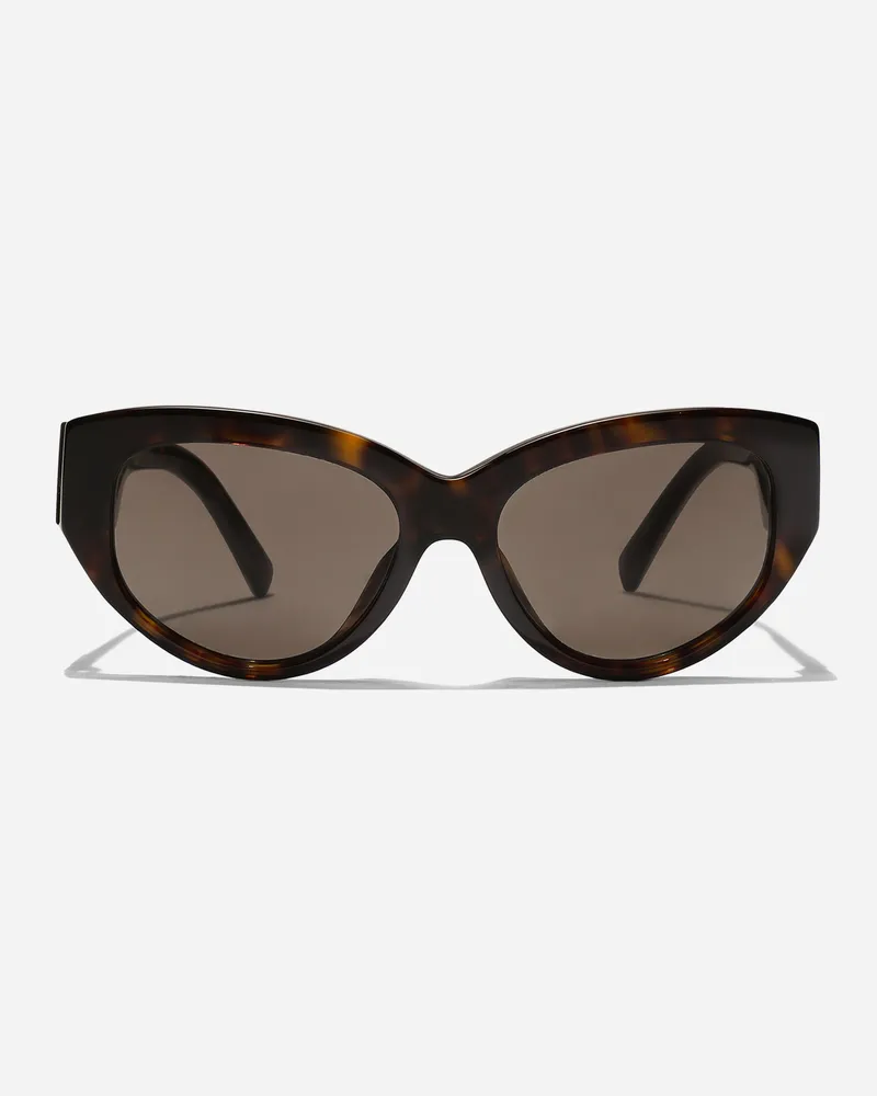 Dolce & Gabbana Sonnenbrille Dg Crossed - Frau Collection Havanna Acetat Havanna