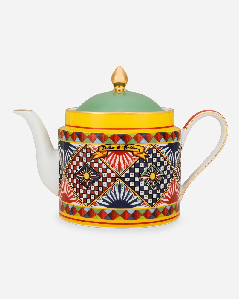 Dolce & Gabbana Teekanne Aus Porzellan - Accessoires Mehrfarbig Mehrfarbig
