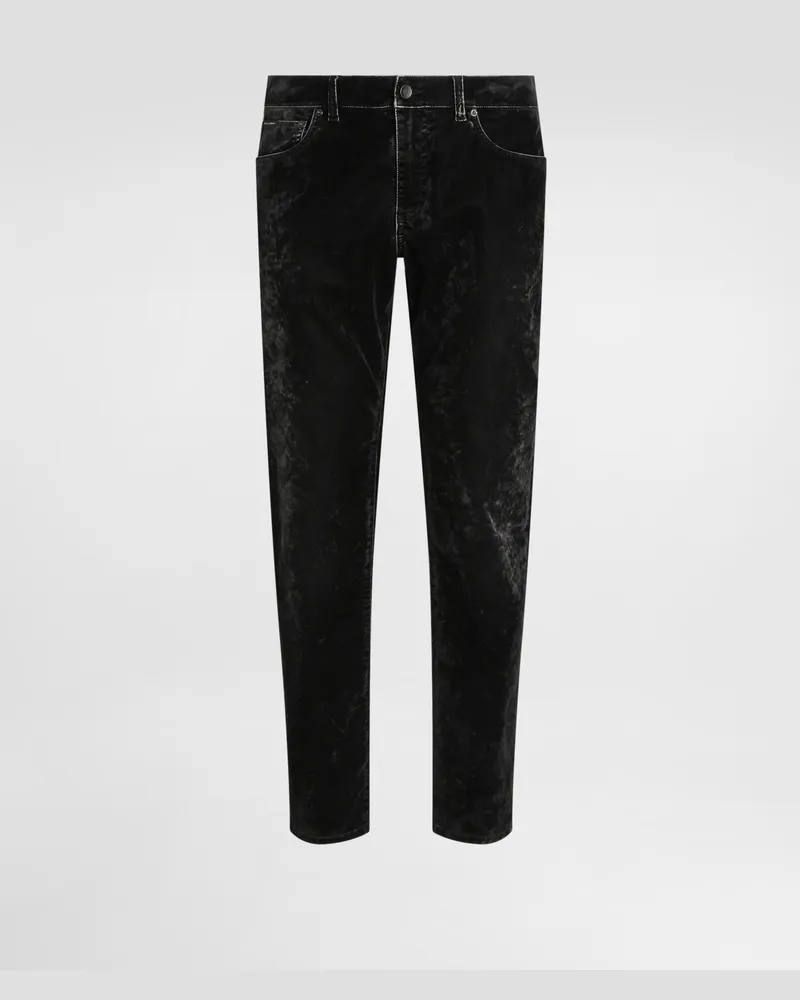 Dolce & Gabbana Hose Aus Denim - Mann Jeans Schwarz Schwarz