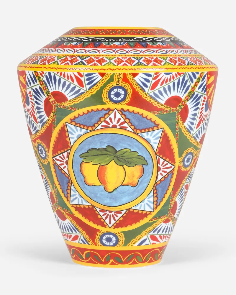 Dolce & Gabbana Large Amphora Porcelain Vase - Vasen Mehrfarbig Mehrfarbig