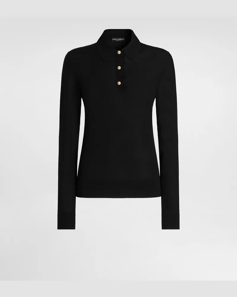 Dolce & Gabbana Pullover Aus Kaschmir - Frau Collection Schwarz Black