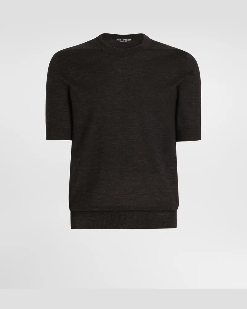 Dolce & Gabbana Pullover Aus Kaschmir - Mann Strickwaren Grau Grau