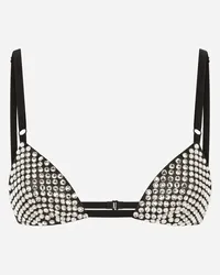 Dolce & Gabbana Rhinestoned bra Mehrfarbig