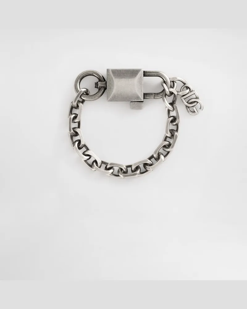 Dolce & Gabbana Kettenarmband - Mann Collection Silver Metall Silver