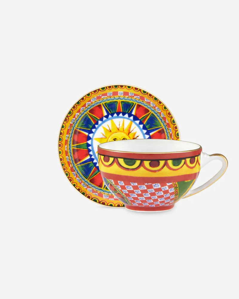 Dolce & Gabbana Porcelain Tea Set - Teetassen Mehrfarbig Mehrfarbig