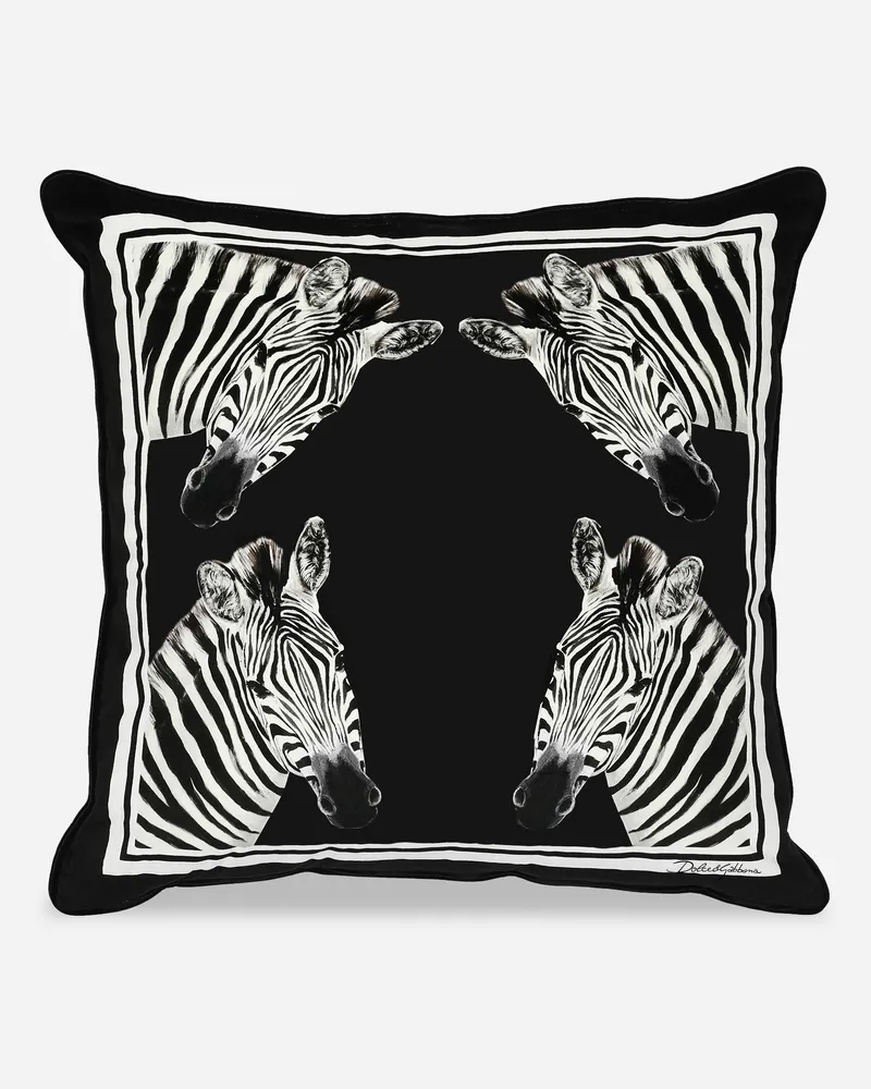 Dolce & Gabbana Velvet Cushion Large - Große Kissen Mehrfarbig Mehrfarbig