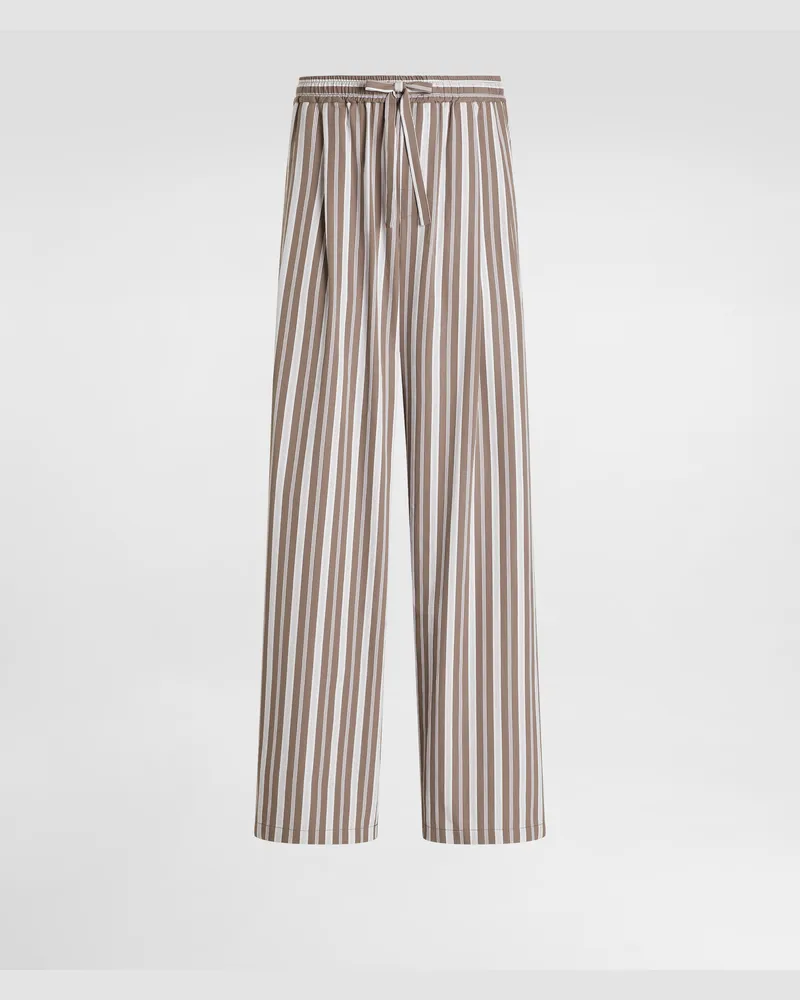 Dolce & Gabbana Striped Poplin Vanity Trousers - Mann Hosen Und Shorts Mehrfarbig Mehrfarbig
