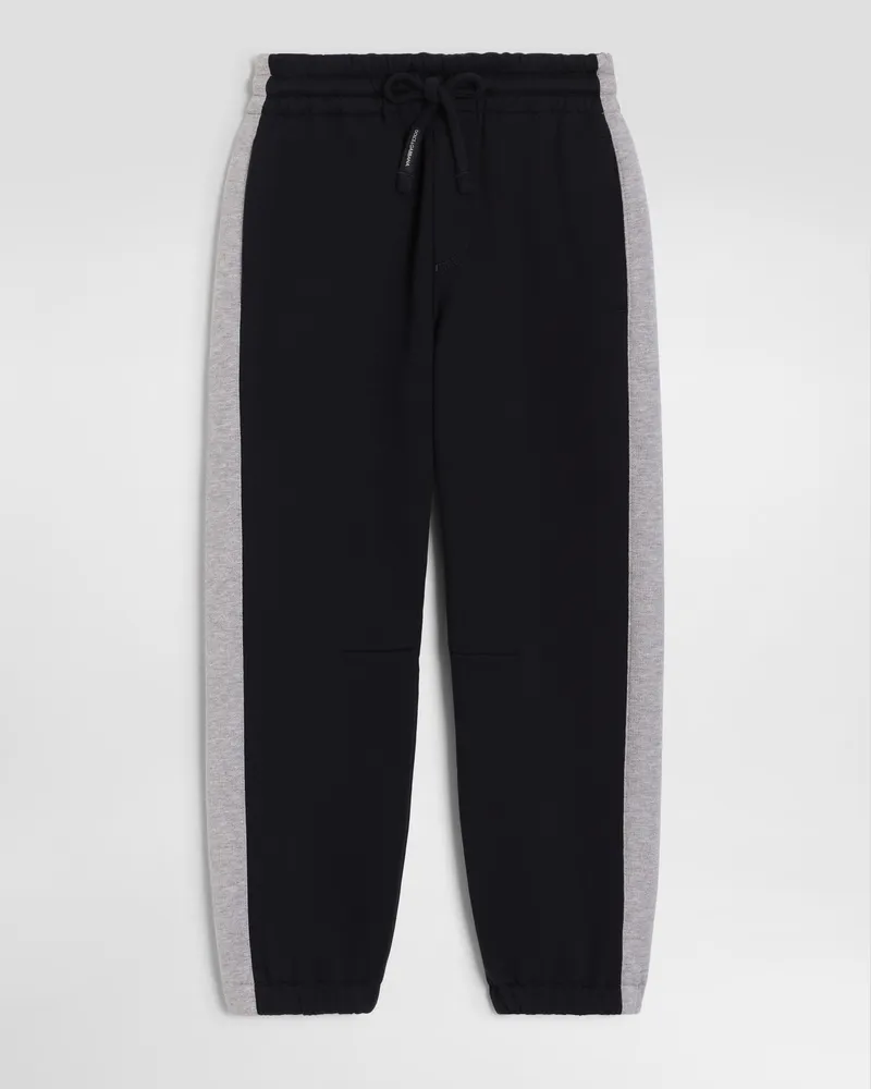 Dolce & Gabbana Jogginghose Aus Sweat Mit Logo - Mann Collection Blau Blau