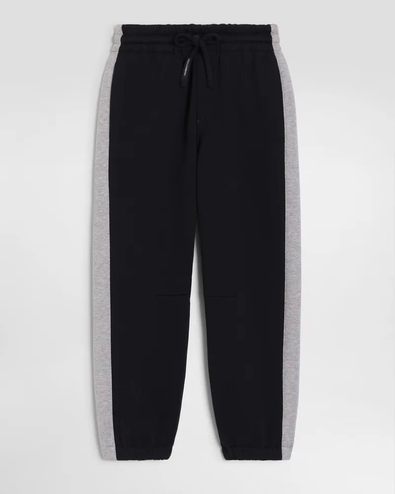 Dolce & Gabbana Jogginghose Aus Sweat Mit Logo - Mann Collection Blau Blau