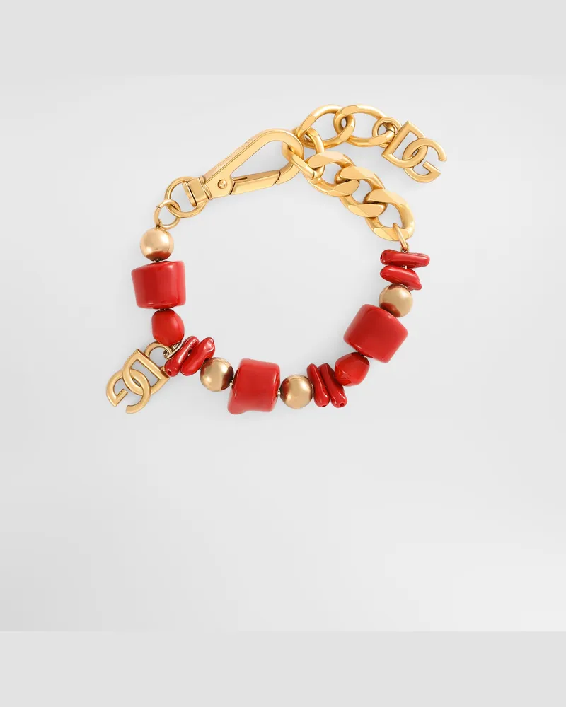 Dolce & Gabbana Armband Aus Koralle - Mann Bijoux Gold Metall Gold