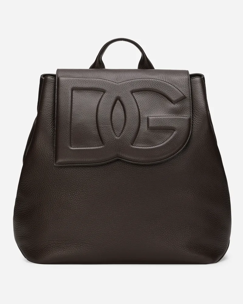 Dolce & Gabbana Rucksack aus Hirschleder Braun