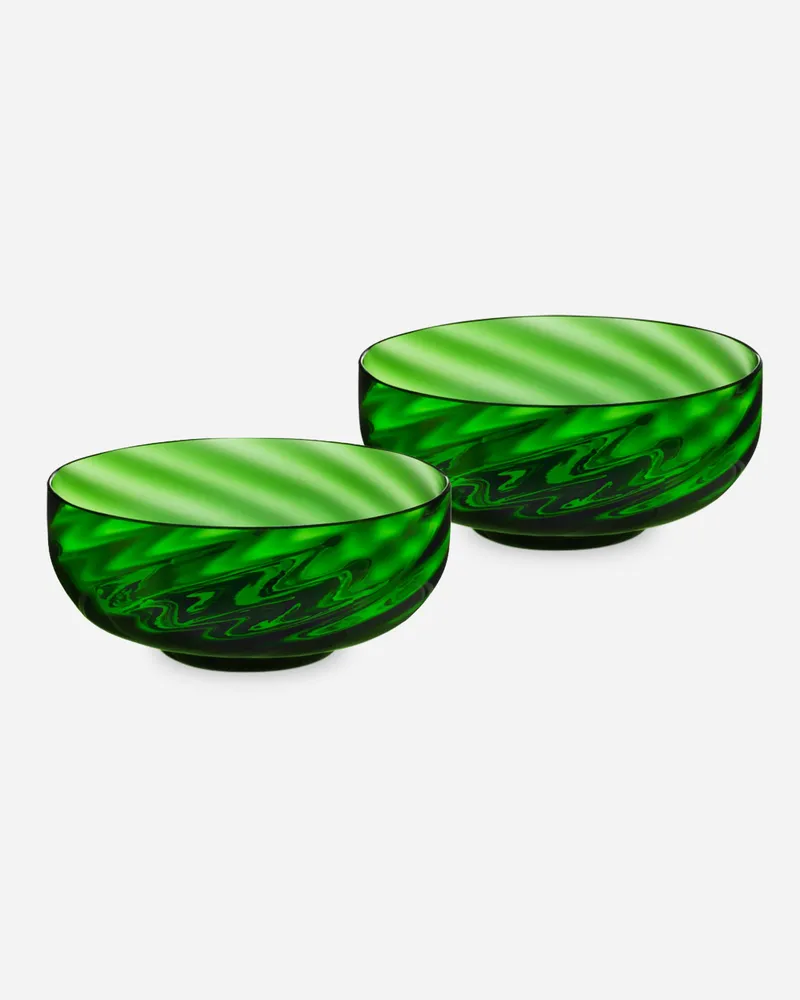 Dolce & Gabbana Set 2 Hand-blown Murano Glass Ice Cream Bowls - Tischdekorationen Und Servierschalen Mehrfarbig Mehrfarbig