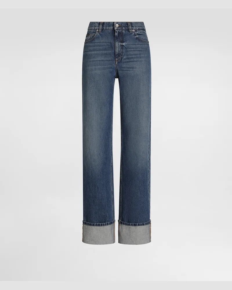 Dolce & Gabbana 5-pocket-jeans Aus Denim - Frau Denim Mehrfarbig Mehrfarbig