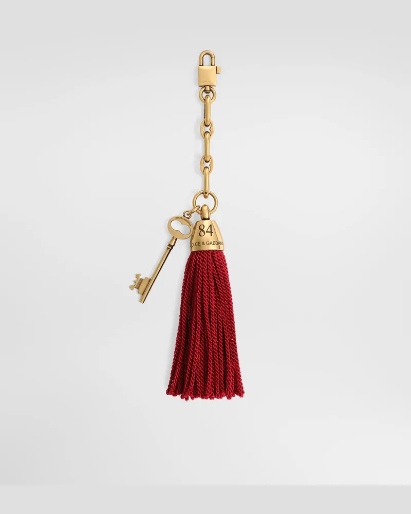 Dolce & Gabbana Tassel Keychain - Frau Collection Multicolor Multicolor