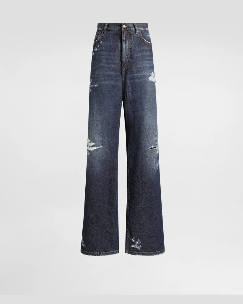 Dolce & Gabbana Hose Aus Denim - Frau Collection Mehrfarbig Mehrfarbig