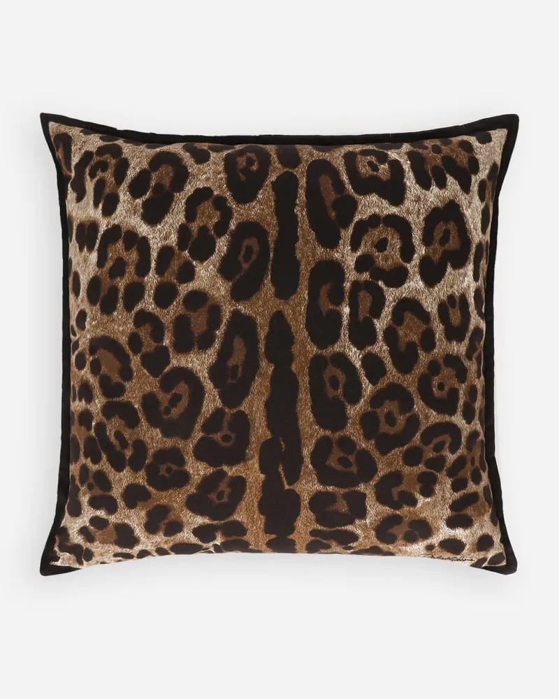 Dolce & Gabbana Canvas Cushion Small - Kleine Kissen Multicolor Multicolor