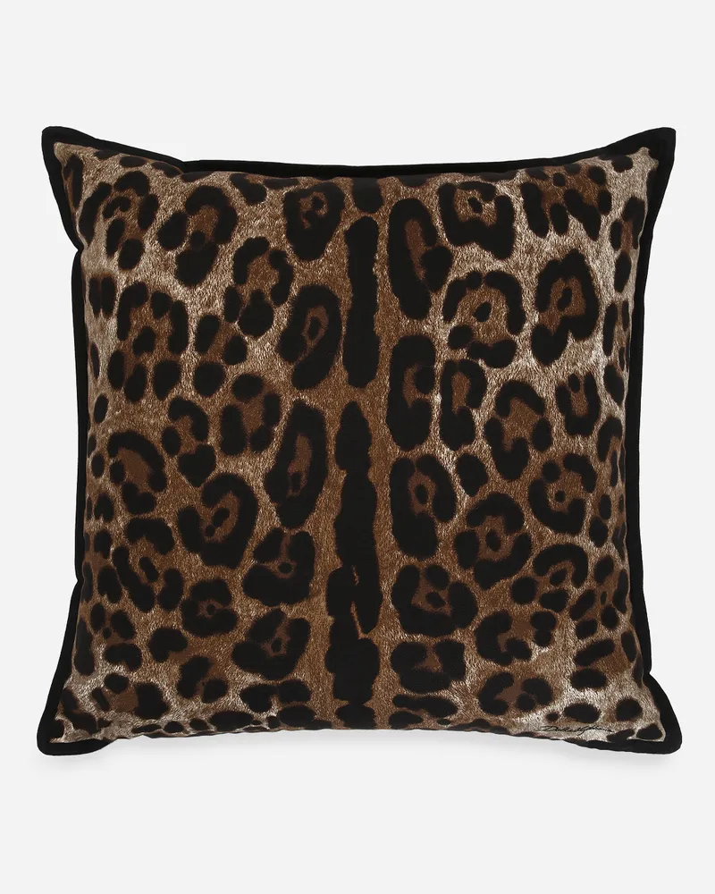 Dolce & Gabbana Canvas Cushion Small - Kleine Kissen Multicolor Multicolor