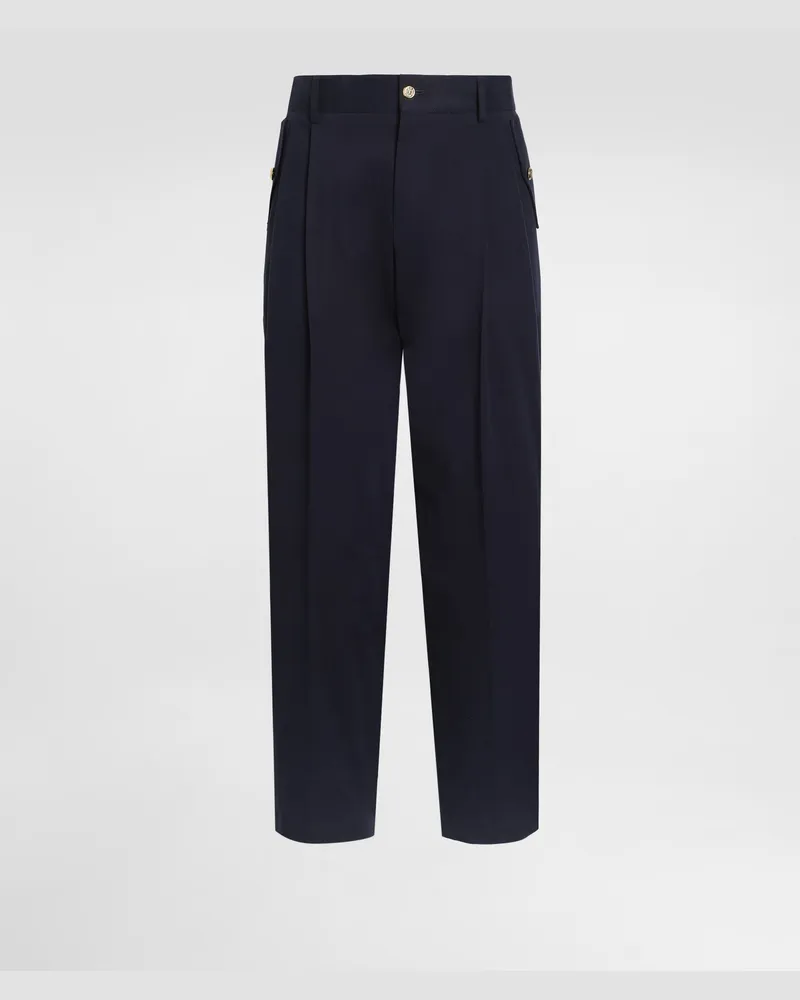 Dolce & Gabbana Hose Aus Baumwolle - Mann Collection Blau Blue