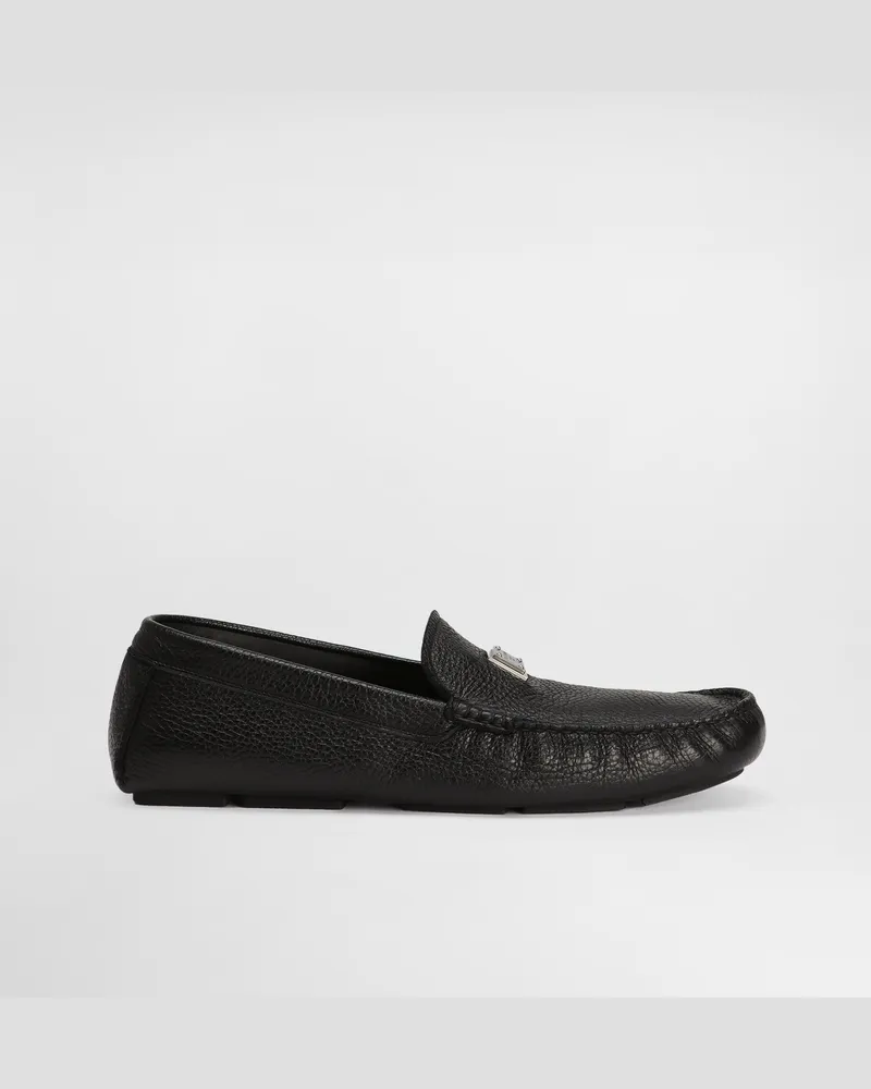 Dolce & Gabbana Driver Aus Hirschleder - Mann Driver Und Mokassins Schwarz Schwarz