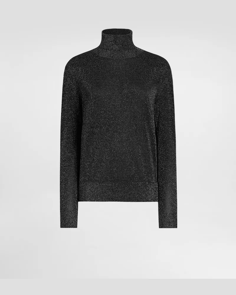 Dolce & Gabbana Metallic Viscose Pullover - Frau Strickwaren Multicolor Multicolor