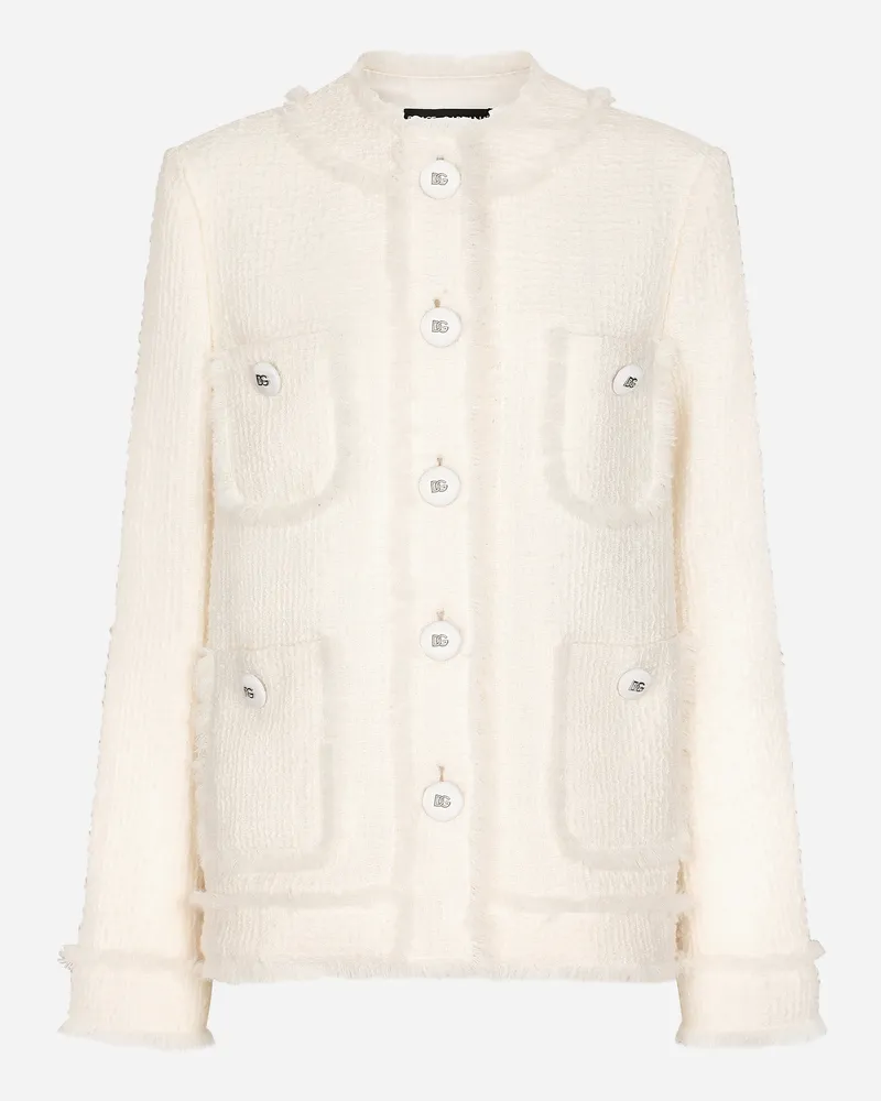 Dolce & Gabbana Giacca - Frau Blazer Wei Weiss