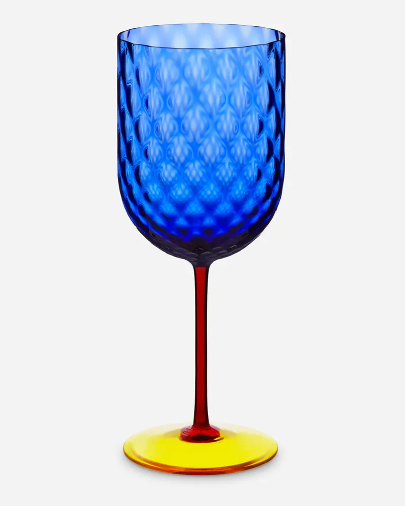Dolce & Gabbana Hand-blown Murano Red Wine Glass - Weingläser Mehrfarbig Mehrfarbig