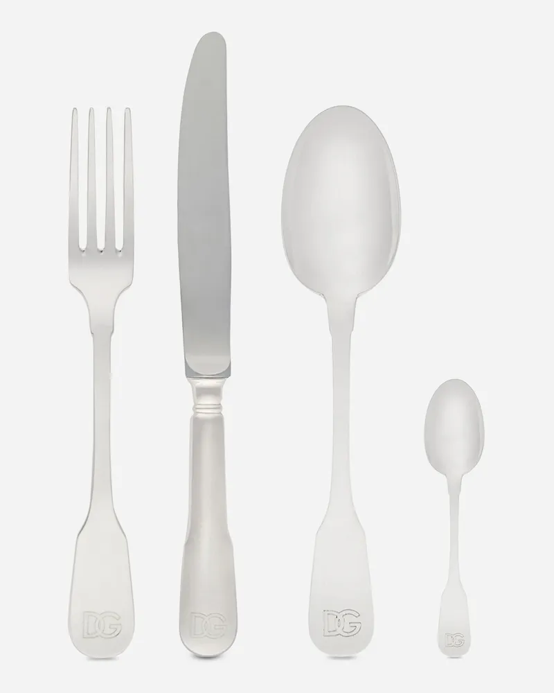 Dolce & Gabbana 4-piece German Silver Flatware Set - Cutlery Sets Mehrfarbig Mehrfarbig