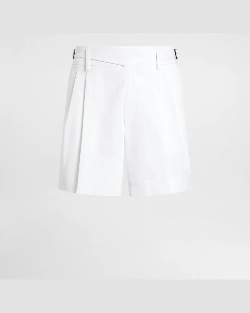 Dolce & Gabbana Bermudashorts Aus Baumwolle - Mann Hosen Und Shorts Wei White